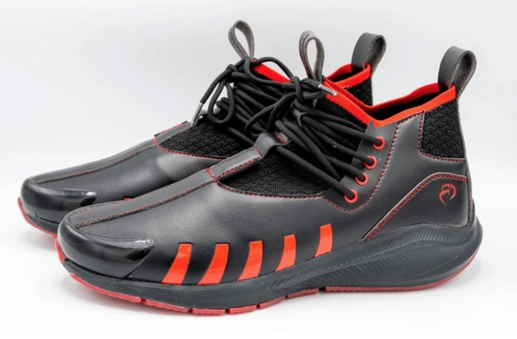 MANSA ABU BAKR BLACK/RED (ABII) LOW "As Is" Sale Items, , ROCKDEEP, ROCKDEEP - ROCKDEEP