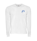 ROCKDEEP ALPHA Embroidered Long Sleeve Sueded T-Shirt (White)