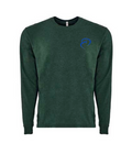 ROCKDEEP ALPHA Embroidered Long Sleeve Sueded T-Shirt (Heather Green)