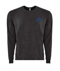 ROCKDEEP ALPHA Embroidered Long Sleeve Sueded T-Shirt (Charcoal Heather)