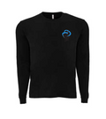 ROCKDEEP ALPHA Embroidered Long Sleeve Sueded T-Shirt (Black)