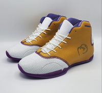 ROCKDEEP SIEGE RDBB v.1 Basketball Sneaker (Old Gold/Royal Purple/White) (1 of 1 Sample)